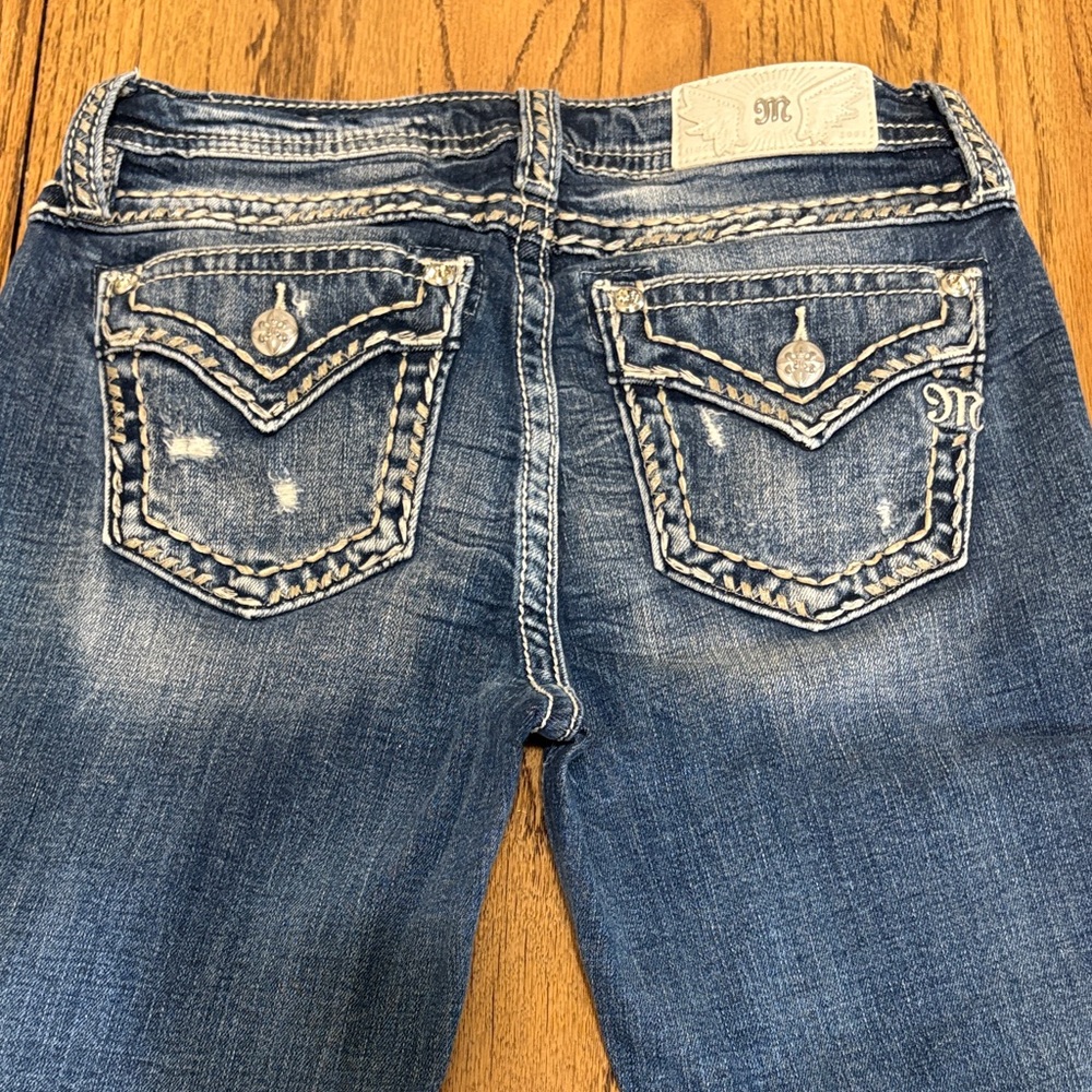Miss Me Classic Stitch Bootcut Jeans - Picture 6 of 8